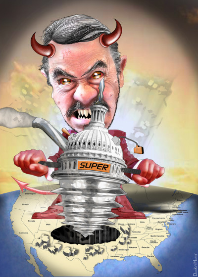 Satan's Super Congress / Committee - Cartoon